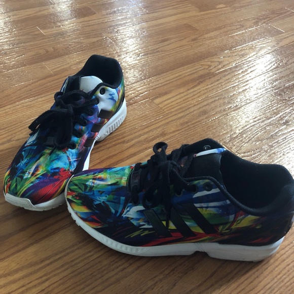 rainbow tennis shoes womens